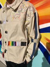 Load image into Gallery viewer, Painter’s Rainbow Cargo Jacket - CheapPaints