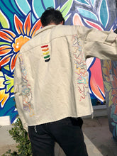 Load image into Gallery viewer, Painter’s Rainbow Cargo Jacket - CheapPaints