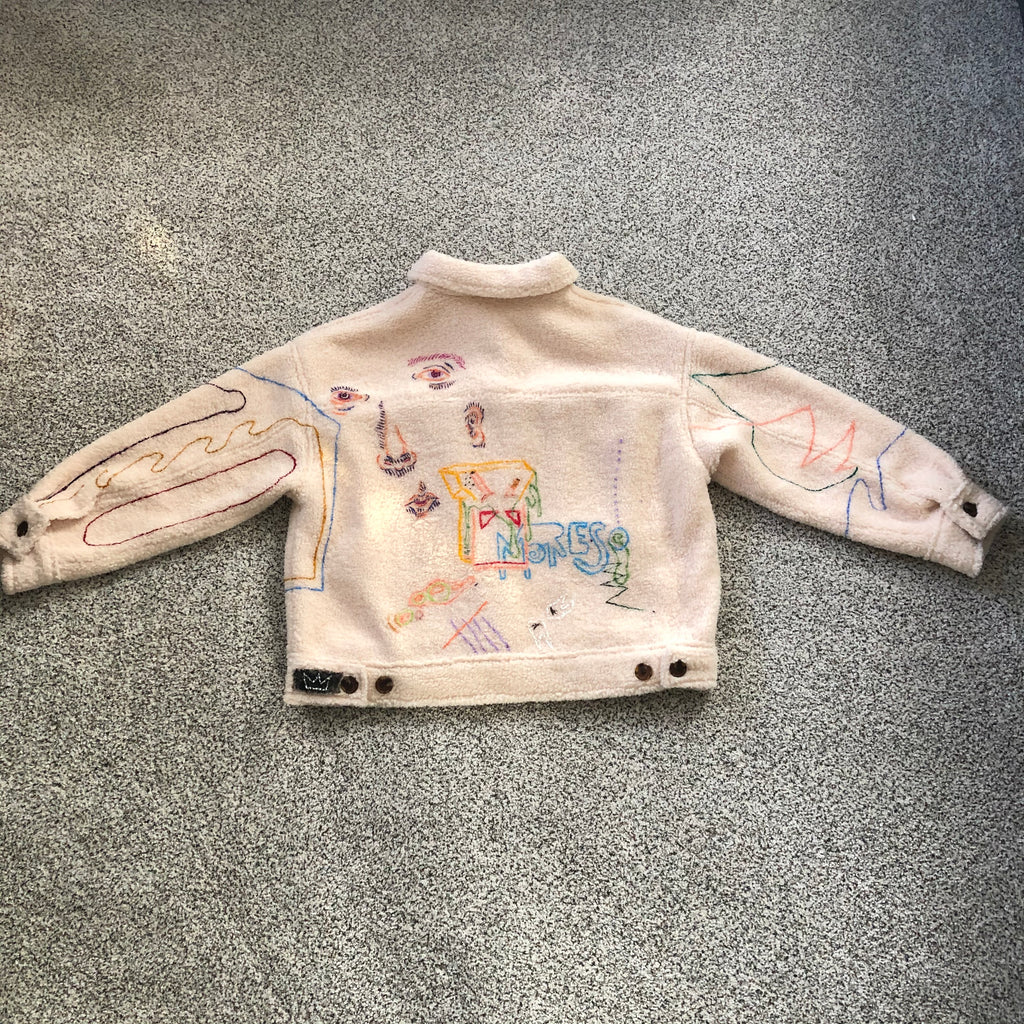 MORESO Painted Sherpa Jacket - CheapPaints