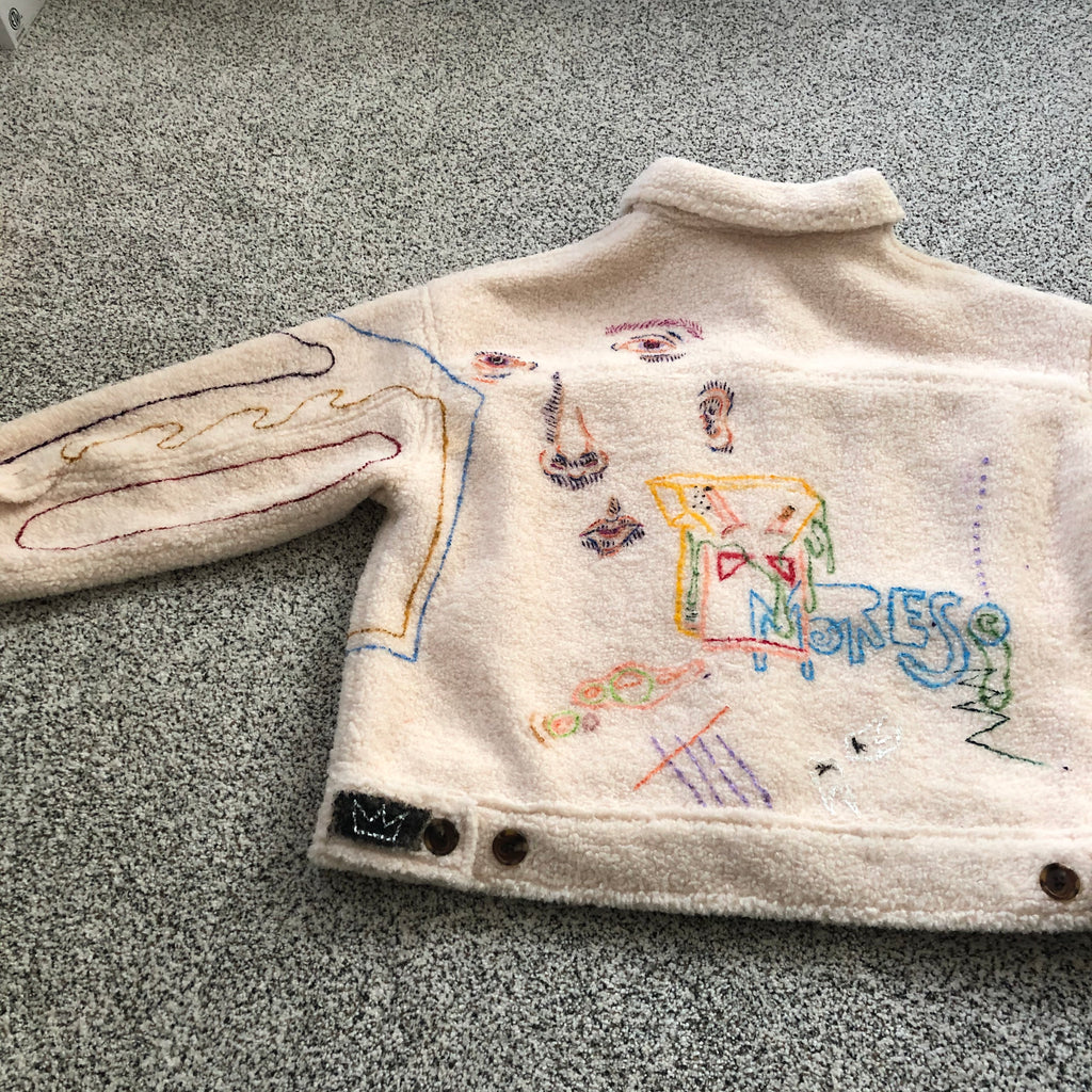 MORESO Painted Sherpa Jacket - CheapPaints