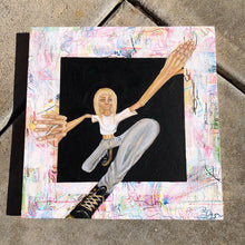 Load image into Gallery viewer, “Comfort Zone” Self Portrait Painting on Wood - CheapPaints
