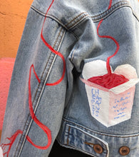 Load image into Gallery viewer, Takeout Original Cropped Denim Jacket - CheapPaints
